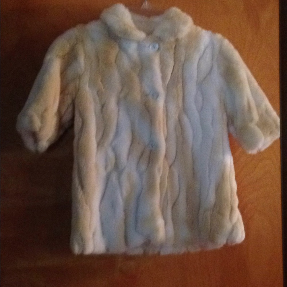 Faux-fur baby coat